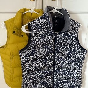 Two Women’s down vests Lands End